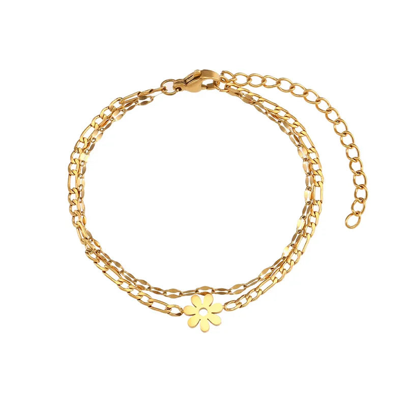 Daisy Gold Bracelet