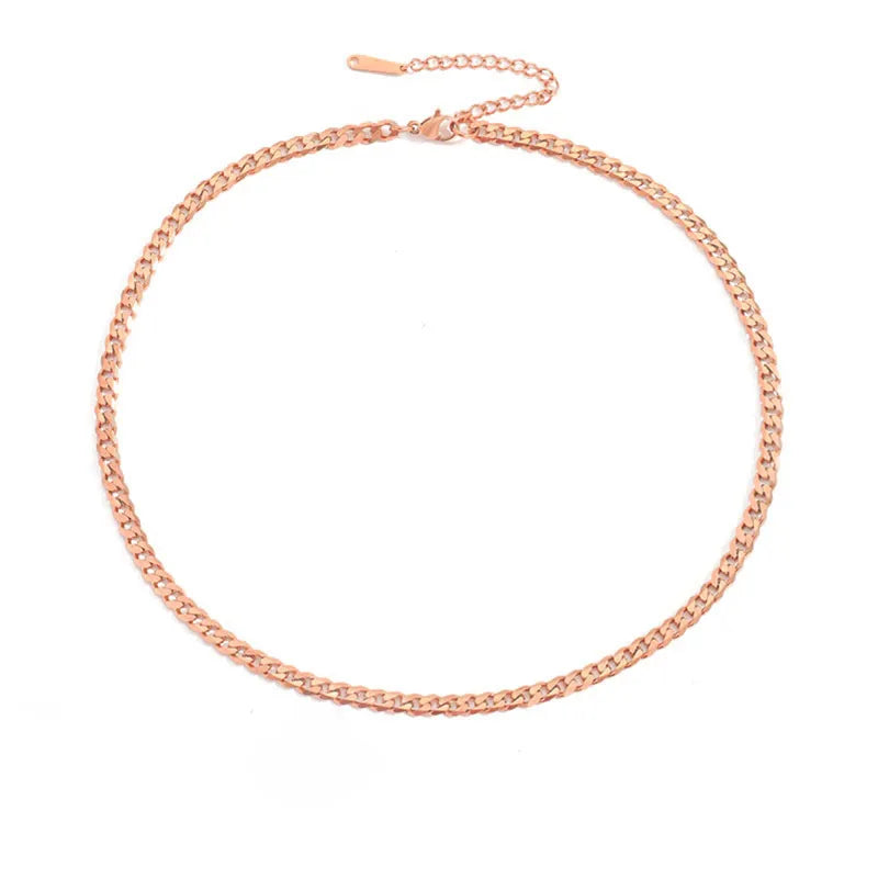 Camila Chain Necklace - RoseGold