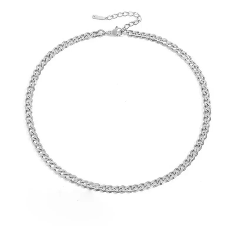 Camila Chain Necklace - Silver